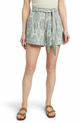 Faherty Isla Print Tie Waist Shorts