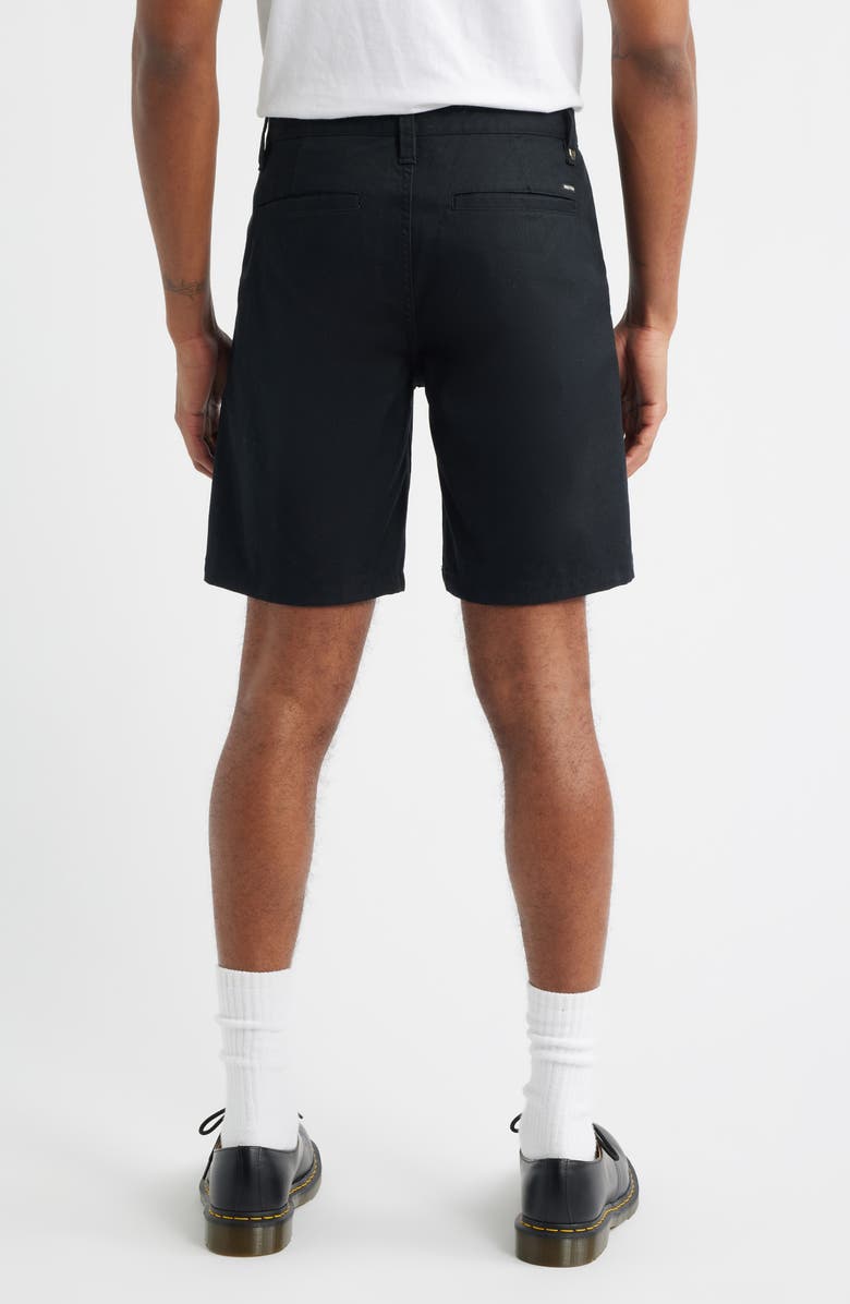 Brixton Santo Chino Shorts, Alternate, color, Black
