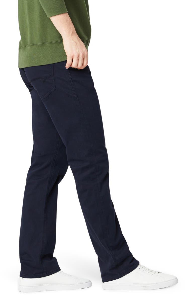 Mavi Jeans Matt Relaxed Straight Leg Twill Pants, Alternate, color, Navy Twill