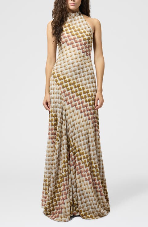 Halter Neck Maxi Dress