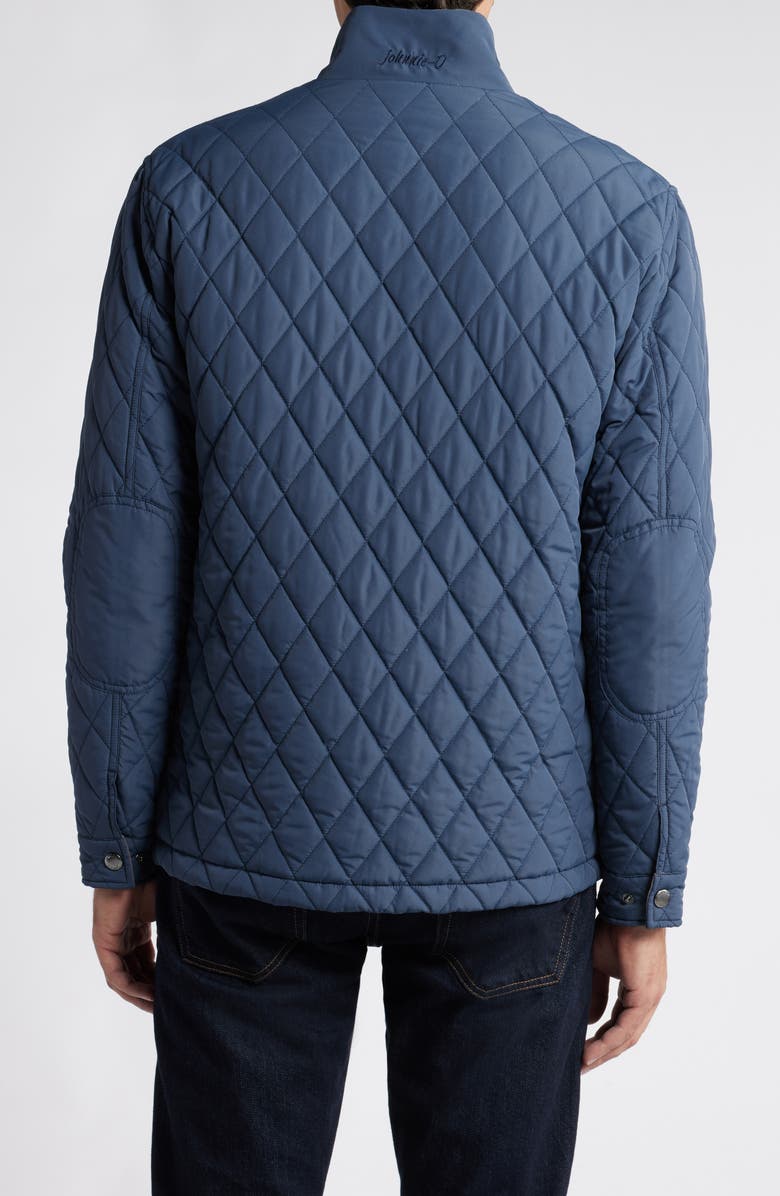 johnnie-O Juno Quilted Jacket, Alternate, color, Navy