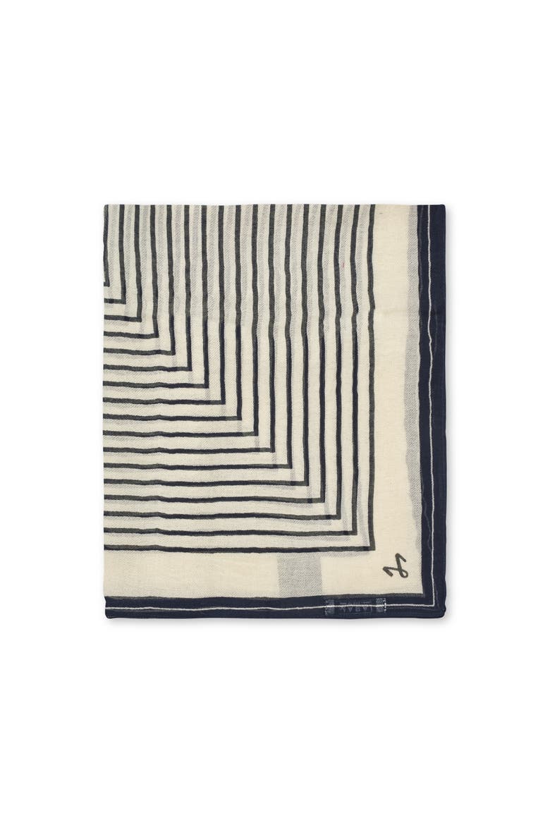 MaAlissea Lightweight Square Neck Scarf, Alternate, color, Navy Blazer