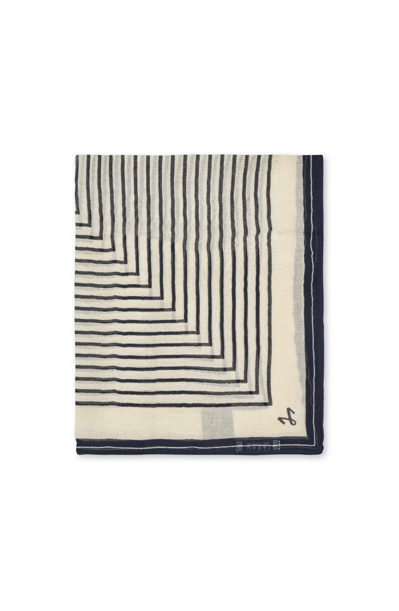Masai Copenhagen MaAlissea Lightweight Square Neck Scarf, Alternate, color, Navy Blazer