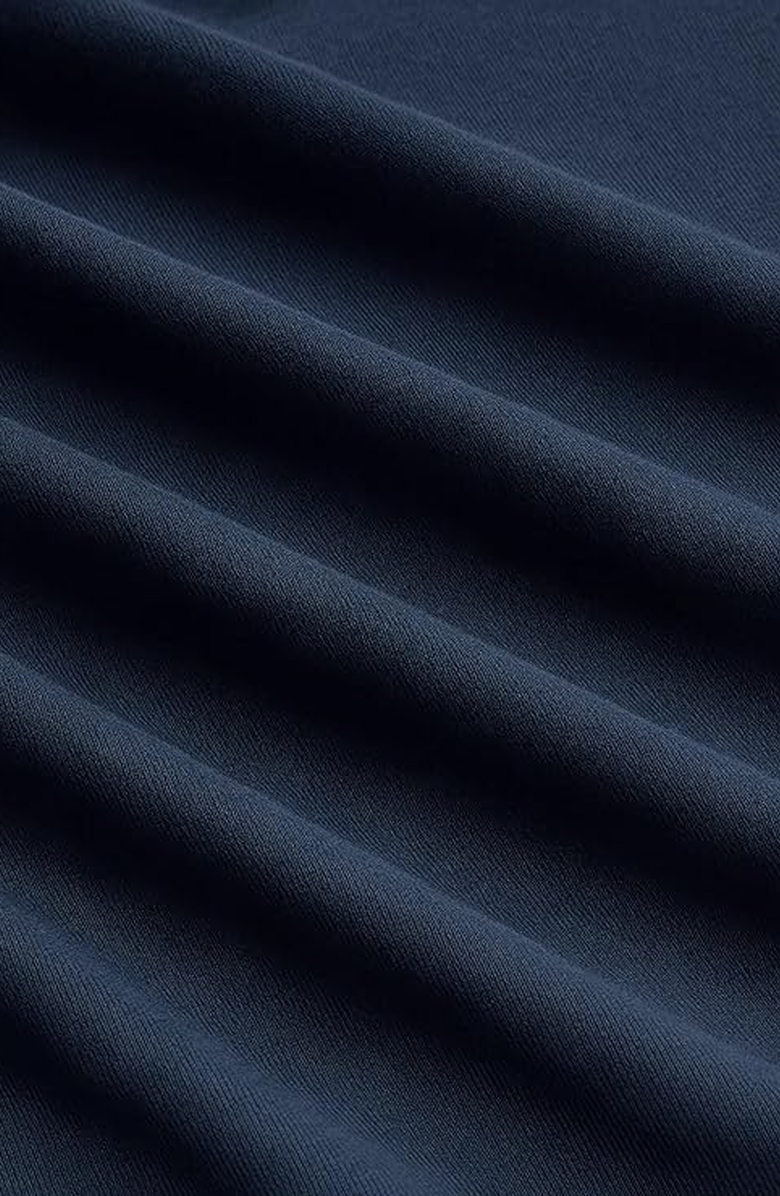 Regent Row Men’s Organic Cotton T-Shirt Navy Blue | Classic Crew Neck Short Sleeve Tee with Logo, Soft Breathable Casual Top, Alternate, color, Navy