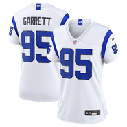 Nike Women's Nike Myles Garrett Los Angeles Rams Fearsome White Game Jersey