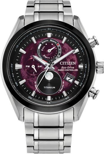 Citizen Tsuki-yomi Atomic Timekeeping Super Titanium™ Bracelet