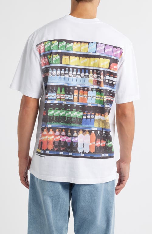 Icecream Aisle Closed Graphic T-shirt In White