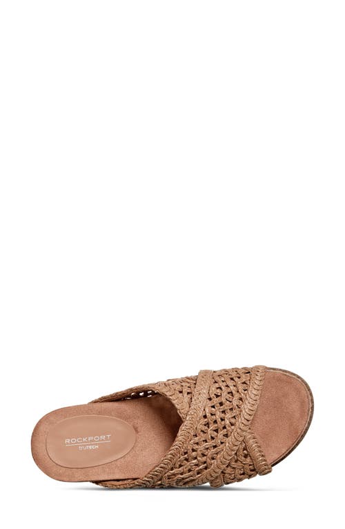 ROCKPORT ROCKPORT ZORA WOVEN STRAP SLIDE SANDAL 
