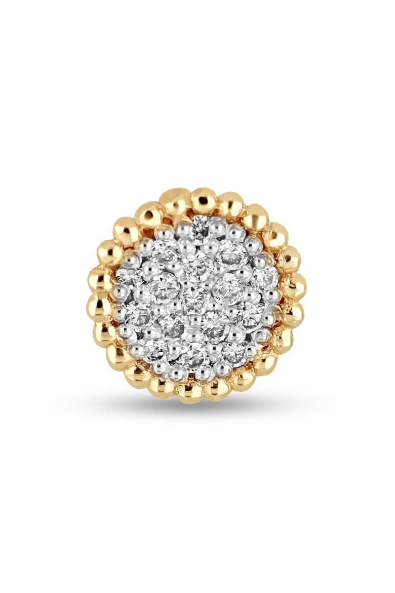 BL Icon Diamond Stud Earrings, Alternate, color, 18K YELLOW GOLD/ DIAMOND
