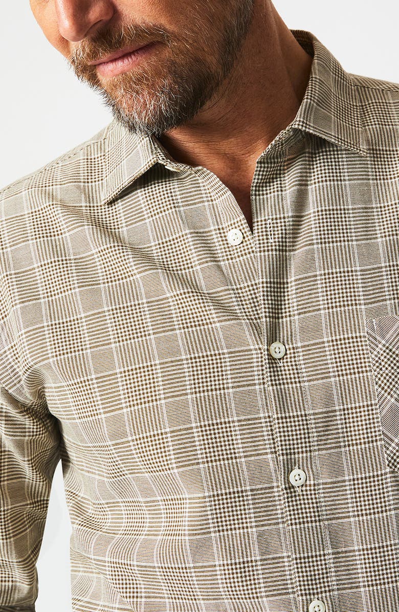 Billy Reid Standard Fit Glen Plaid Cotton Button-Up Shirt, Alternate, color,