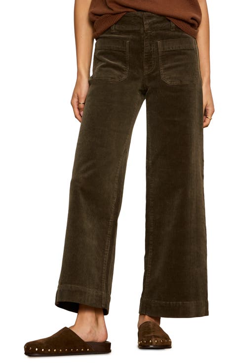 Chelsea Pocket Wide Leg Corduroy Jeans