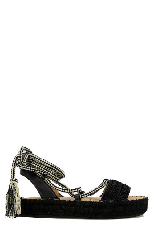 Splendid Mimosa Ankel Tie Sandal In Black
