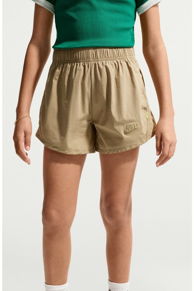 Kids' Woven Shorts, Alternate, color, PARACHUTE BEIGE/ BEIGE