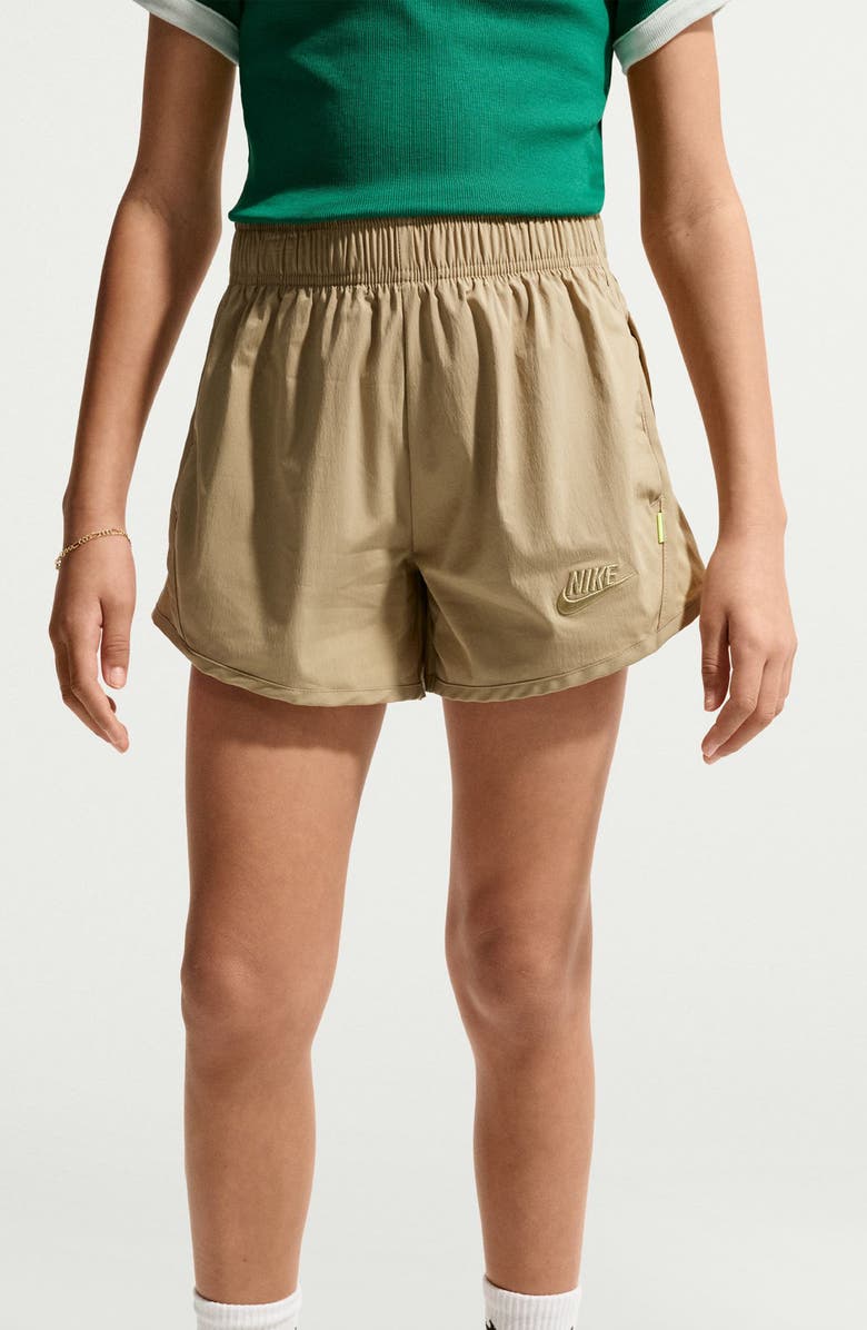Nike Kids' Woven Shorts, Alternate, color, Parachute Beige/ Beige