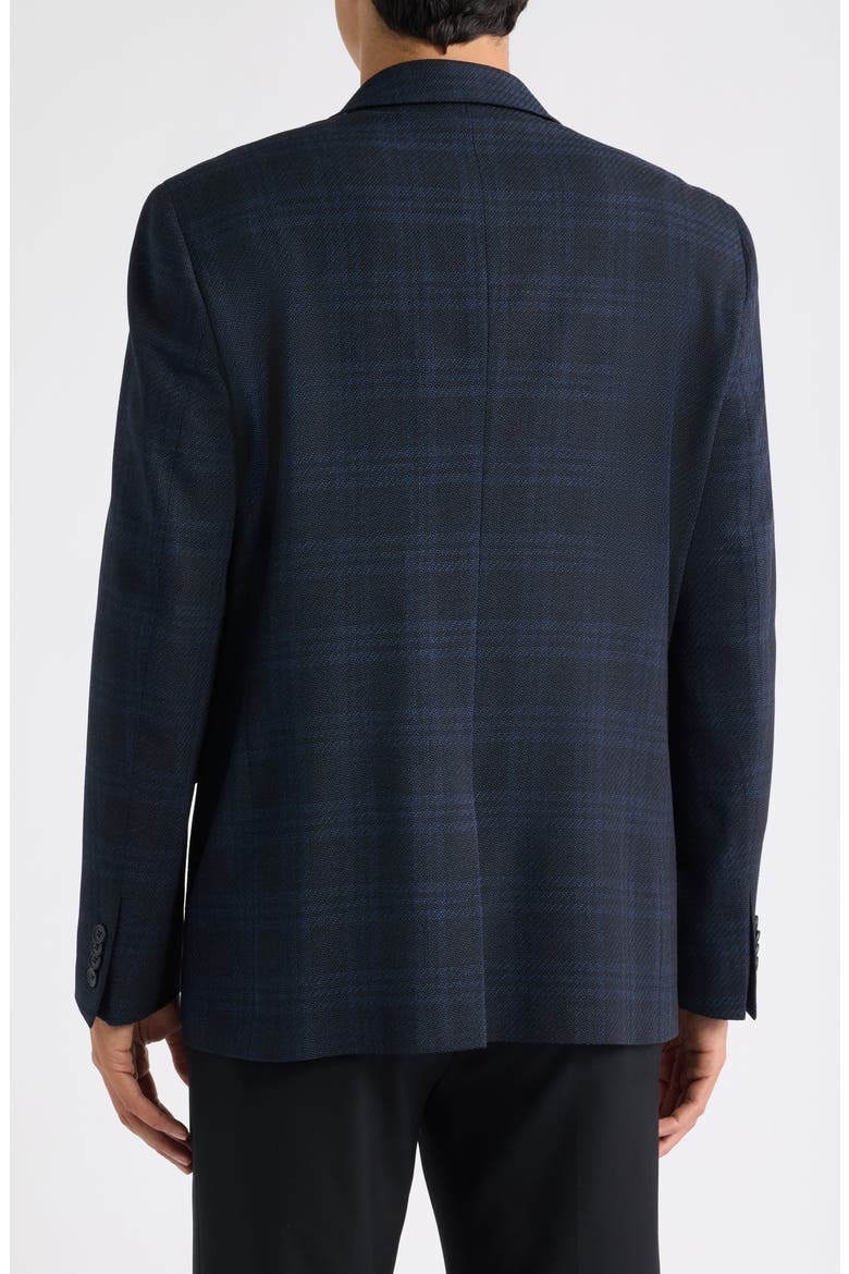 Ross Tonal Plaid Sport Coat, Alternate, color, NAVY