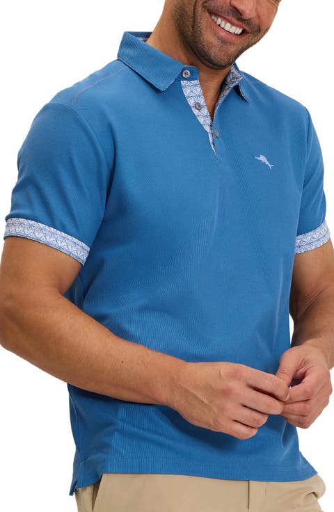 Etched Geo 5 O'Clock Polo