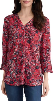 Jones New York Paisley Print Tunic