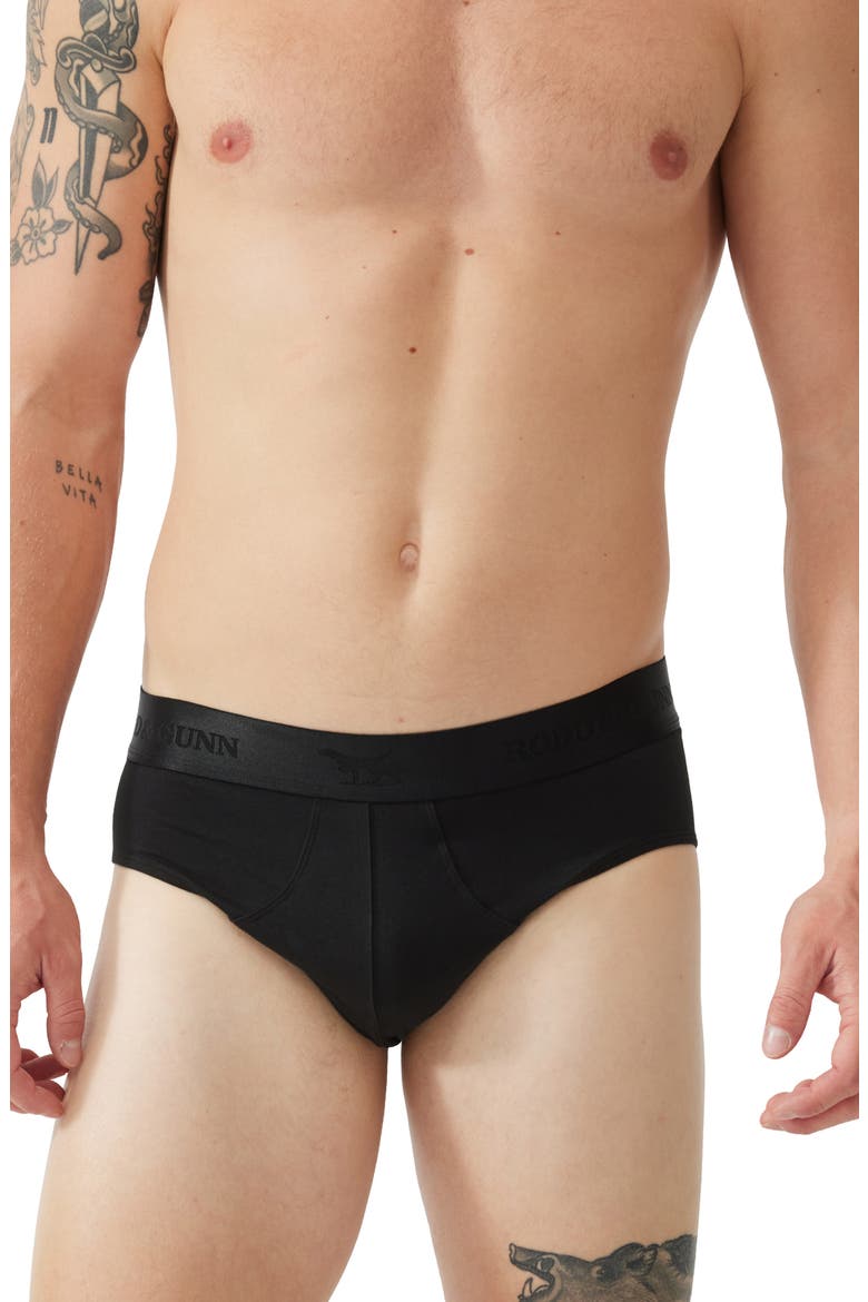 3-Pack Gunn Shy Briefs, Main, color, BLACK