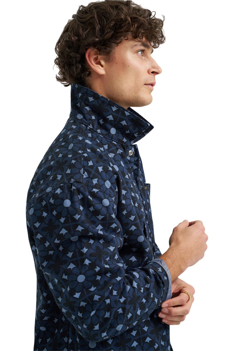 Lee Floral Print Denim Jacket, Alternate, color, 