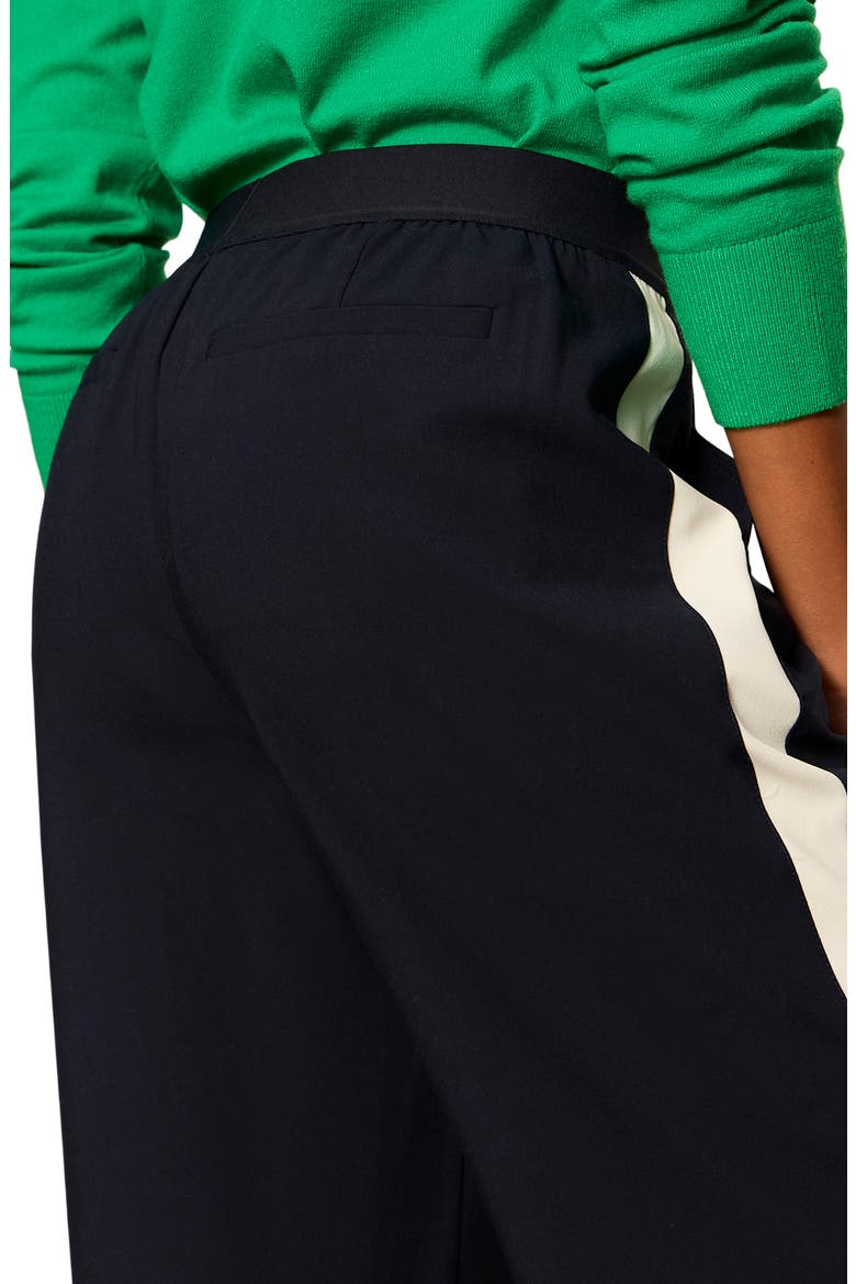 Wide Leg Track Pants, Alternate, color, NAVY BLUE