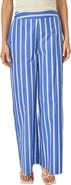 English Factory Stripe Wide Leg Pants