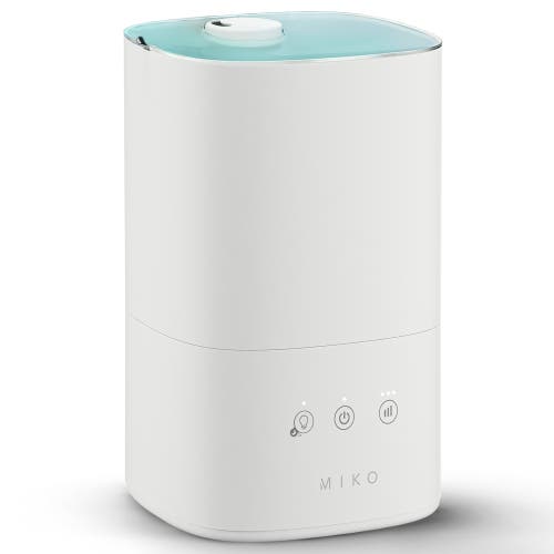 MIKO Breeze 3-Speed White Ultrasonic Cool Mist Humidifier with Top-Fill Tank and Aroma Tray  product