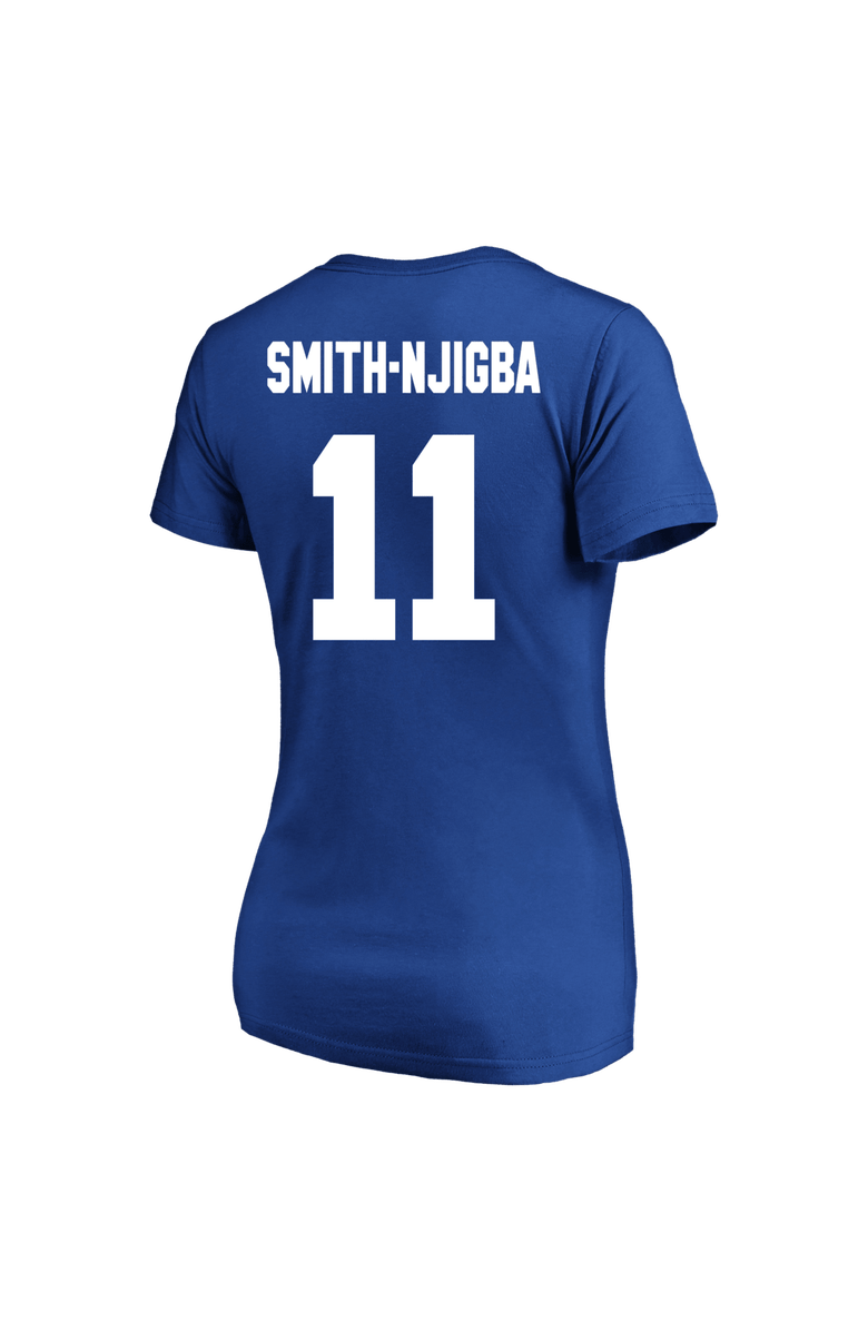 FANATICS Women's Fanatics Jaxon Smith-Njigba Royal Seattle Seahawks Plus Size Name & Number V-Neck T-Shirt, Alternate, color, Royal