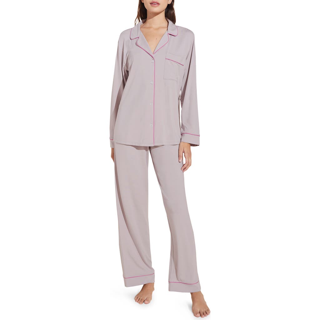 Eberjey Gisele Long Pajamas In Neutral