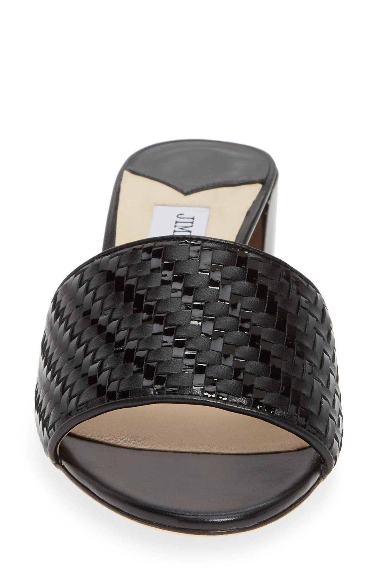 Jimmy Choo Joni Woven Slide Sandal, Alternate, color, 