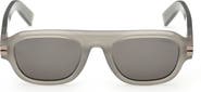 ZEGNA 52mm Geometric Sunglasses