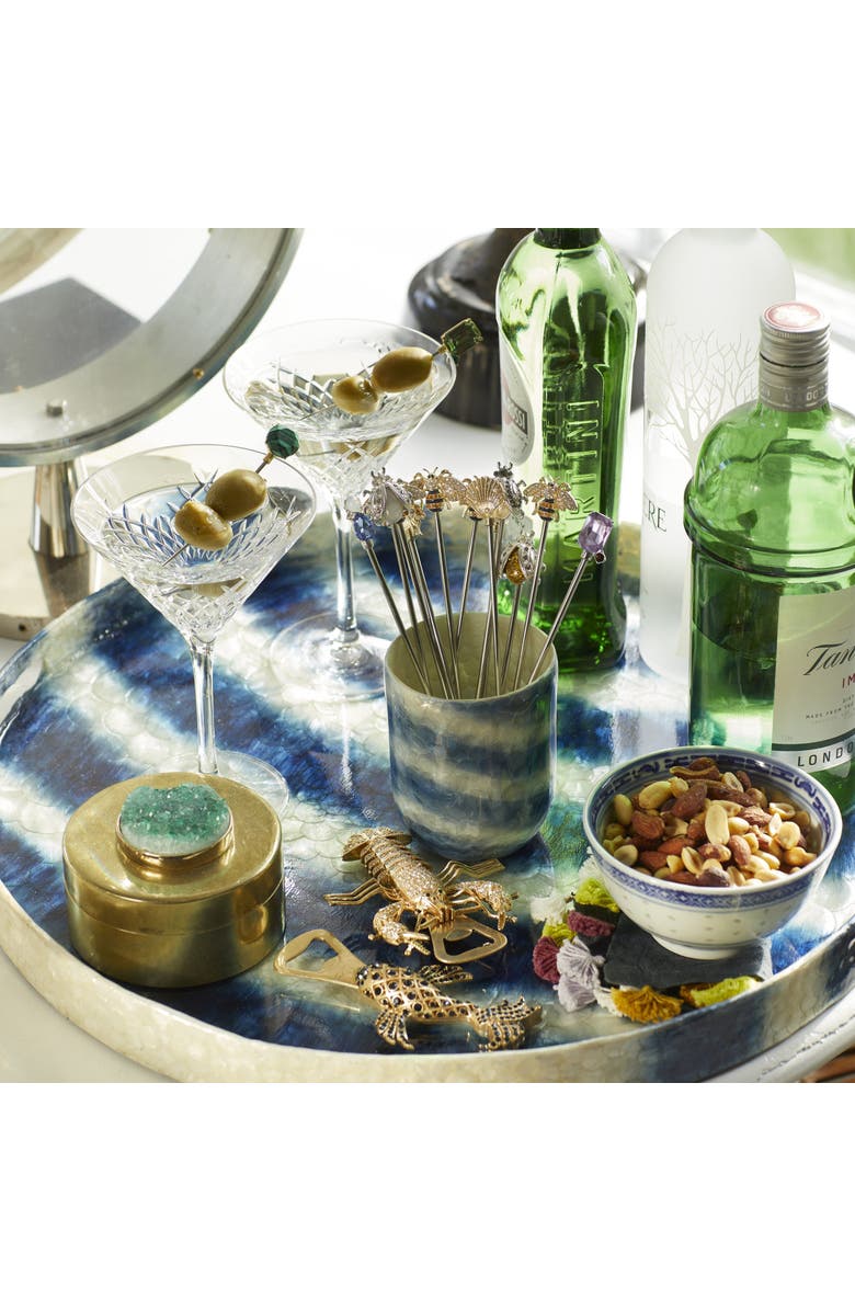 Joanna Buchanan Swizzle sticks, Alternate, color, Silver