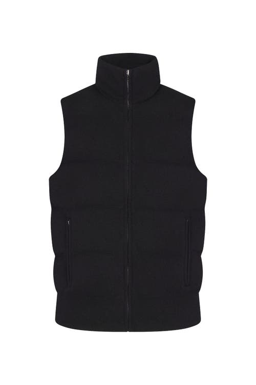 Naked Cashmere Cody Cashmere Puffer Vest In Black