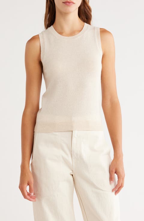 Jenny's Sleeveless Cashmere Top