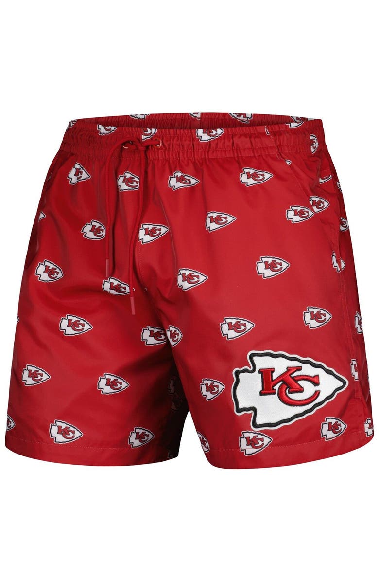 PRO STANDARD Men's Pro Standard Red Kansas City Chiefs Allover Print Mini Logo Shorts, Alternate, color, Red