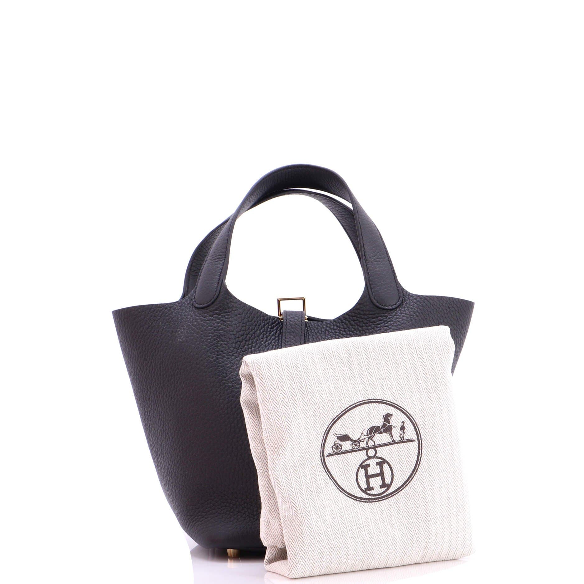 Pre-Owned Hermes Picotin Lock Bag Clemence PM, Alternate, color, 