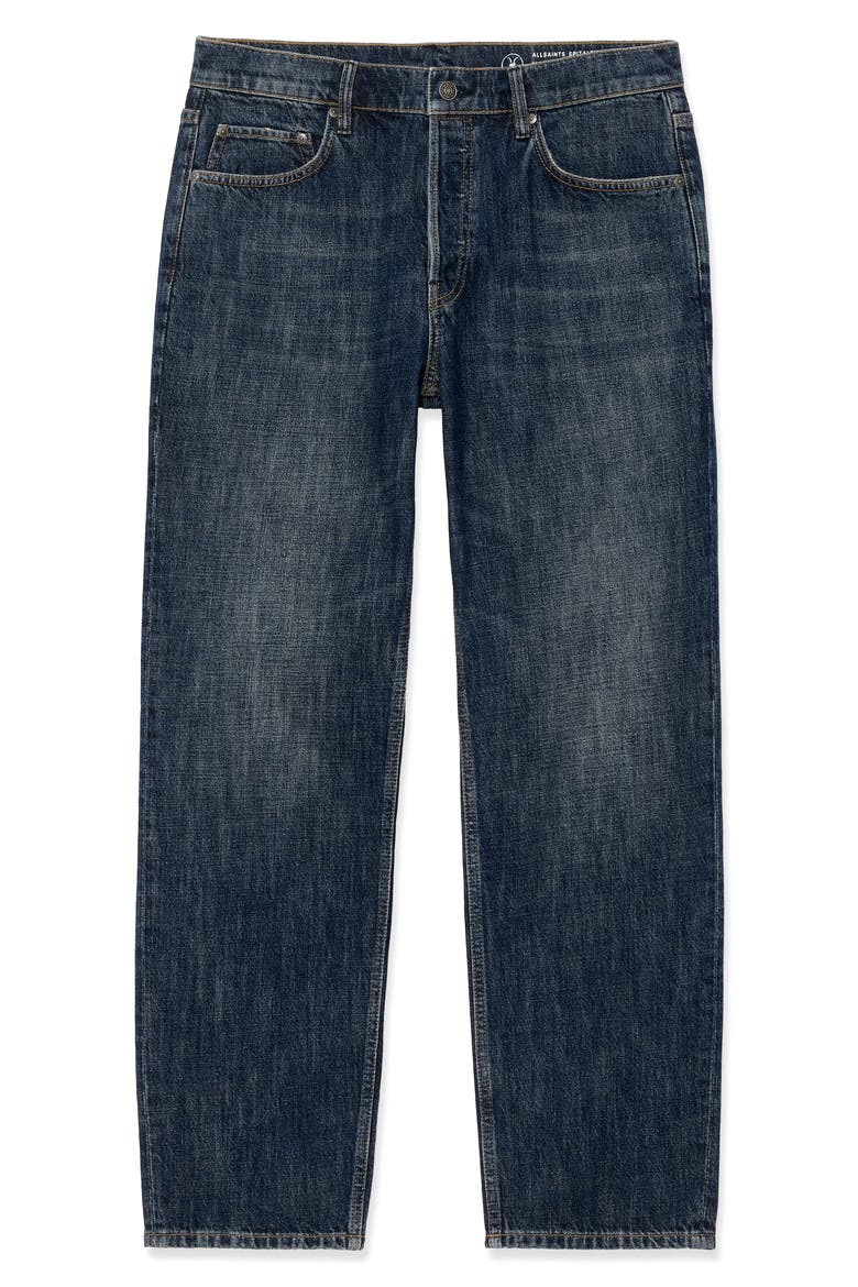Straight Leg Jeans, Alternate, color, DARK INDIGO
