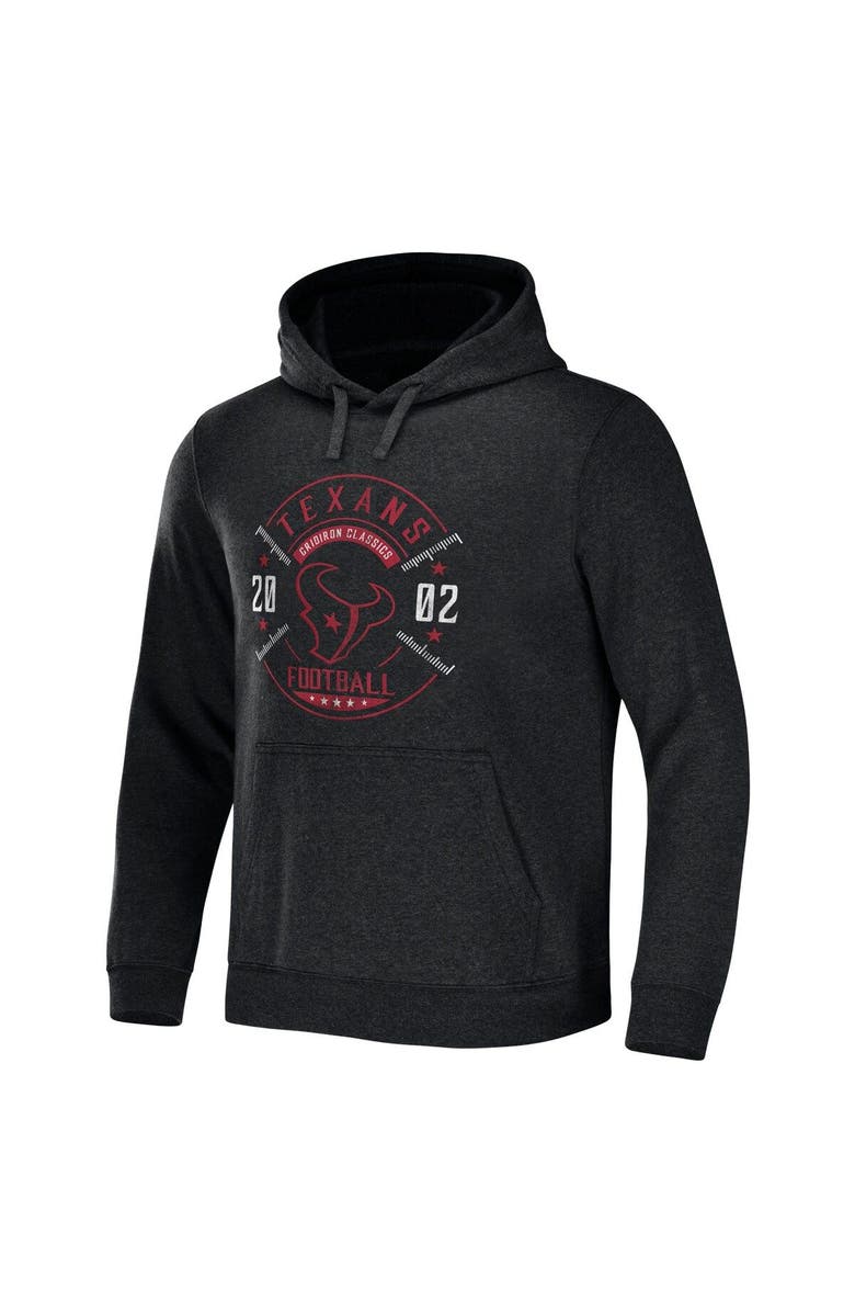 NFL X DARIUS RUCKER Men's NFL x Darius Rucker Collection by Fanatics Heather Charcoal Houston Texans Radar Pullover Hoodie, Alternate, color, Heather Charcoal