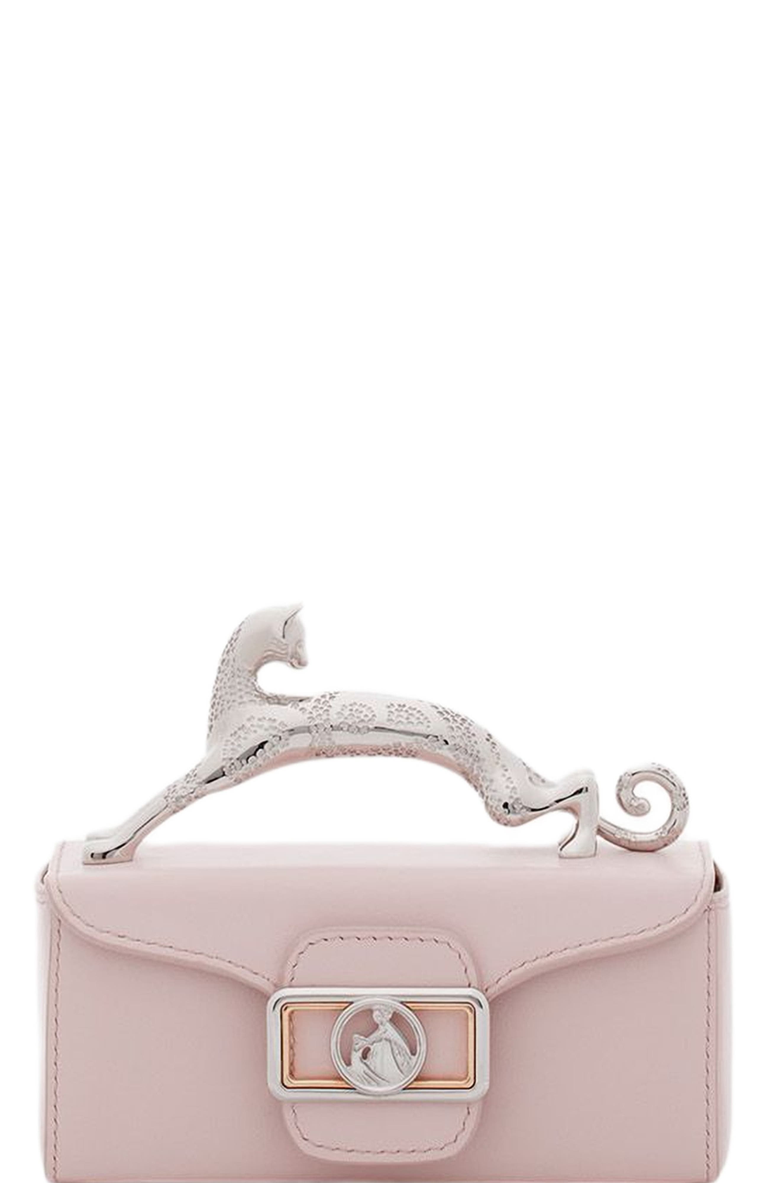 Lanvin Leather Micro Pencil Cat Bag, Main, color, 