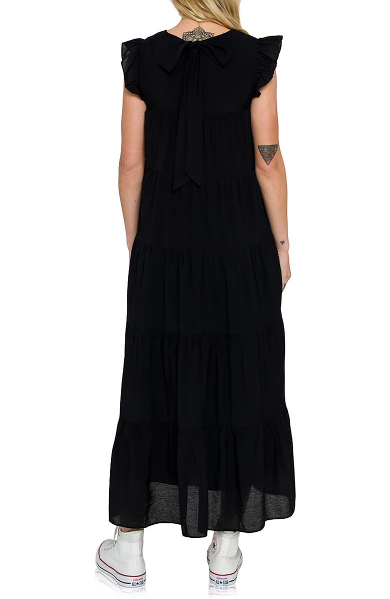 English Factory Tiered Maxi Dress, Alternate, color,