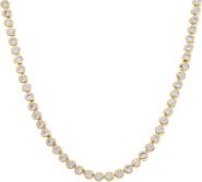 BY ADINA EDEN CZ Bezel Tennis Necklace