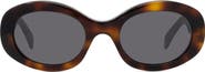CELINE Triomphe 52mm Oval Sunglasses