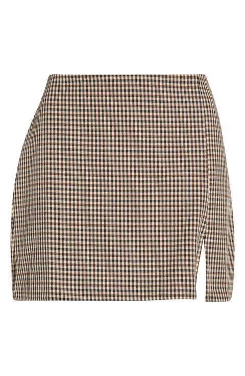 Plaid Miniskort
