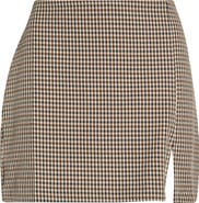 All in Favor Plaid Miniskort
