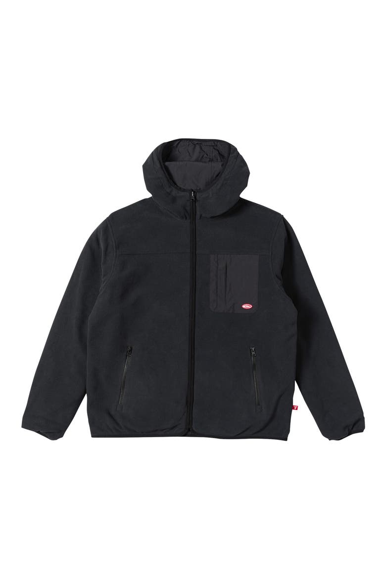 Arcadia Reversible Fleece Hoodie, Alternate, color, ANTHRACITE