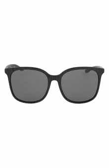 Balenciaga 56mm Square Sunglasses