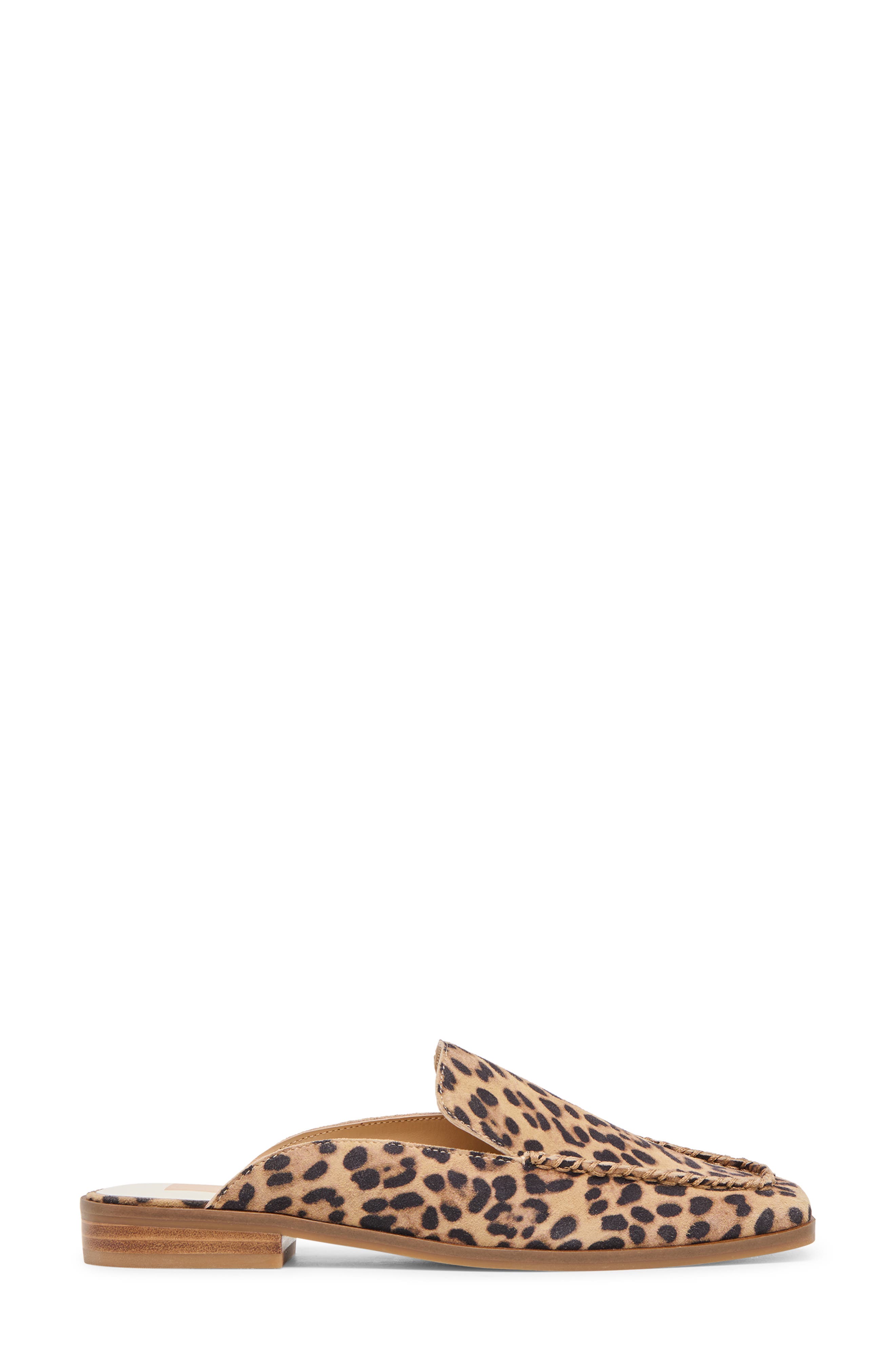 Brevyn Perforated Mule, Alternate, color, LEOPARD SUEDE
