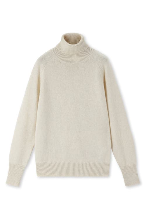 Fortela Piero High Neck Alpaca Wool Sweater In Neutral