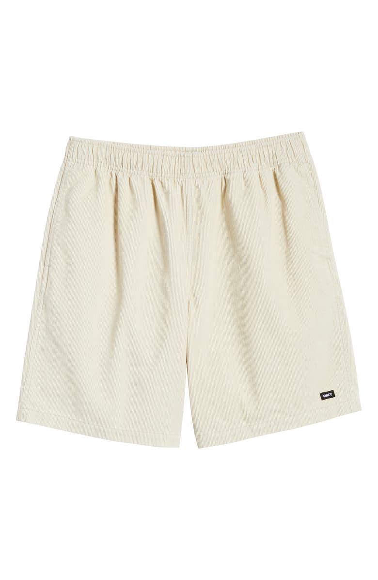 Obey Horizon Corduroy Shorts, Alternate, color, 