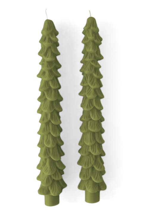Holiday Tree Taper Candles
