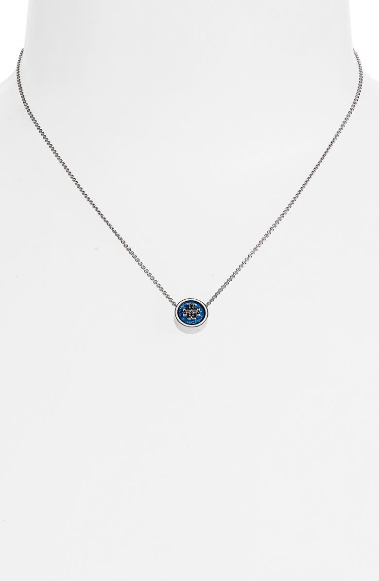 Tory Burch Kira Pendant Necklace, Alternate, color,